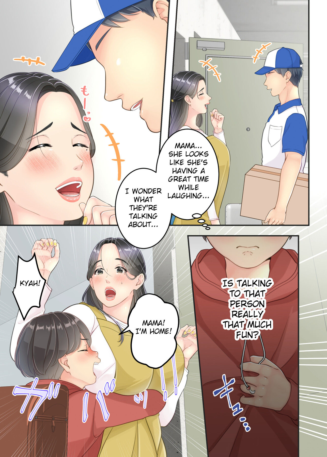 Hentai Manga Comic-My mom and the delivery guy.-Read-11